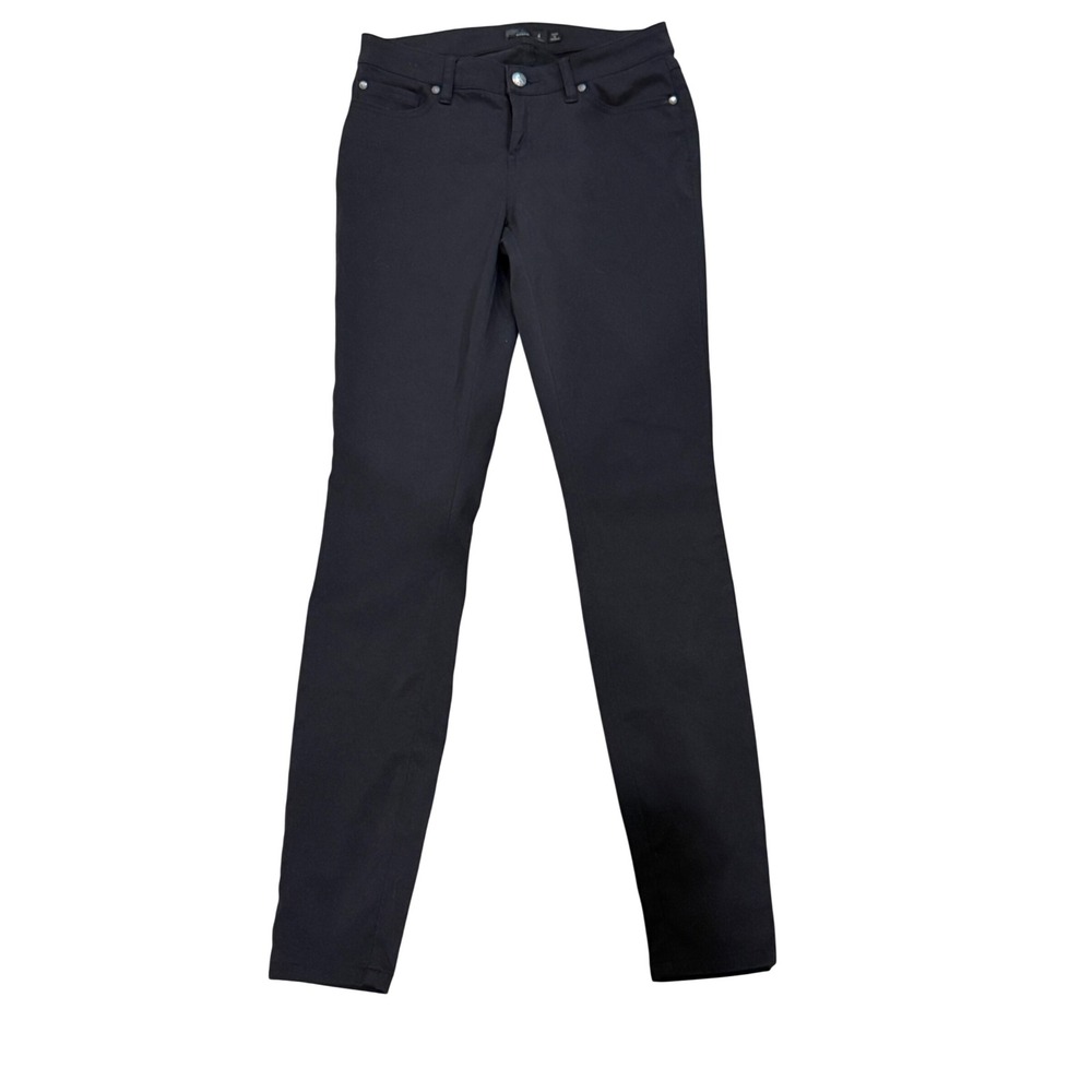 Prana Kara Jean Black Skinny Leg Stretch Organic Cotton Pants Women's Size 4